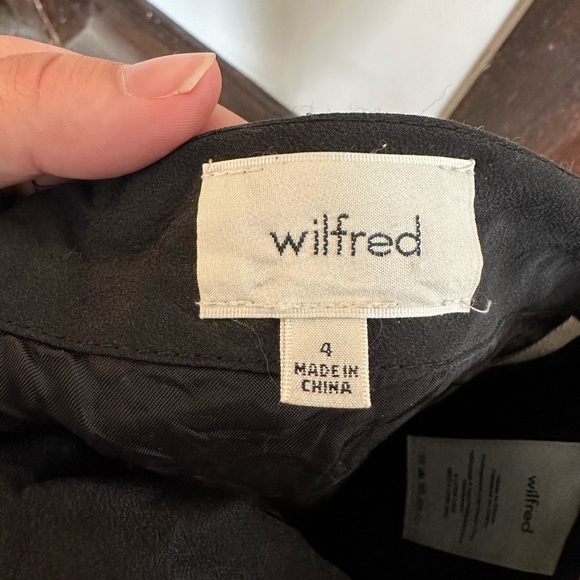 Cashmere Wool Wilfred Aritzia Grey Mini Skirt Babaton - Picture 8 of 9